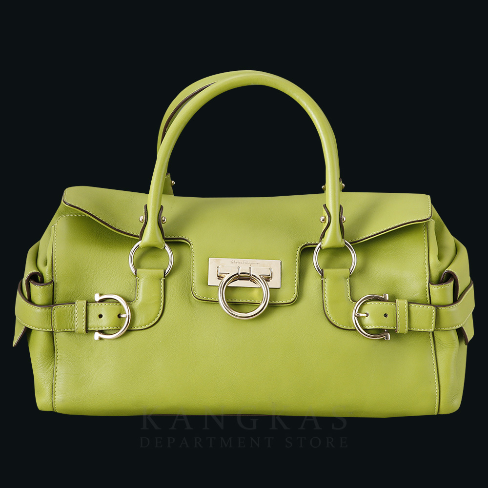 FERRAGAMO(USED)페레가모 간치니 플랩 탑 핸들백